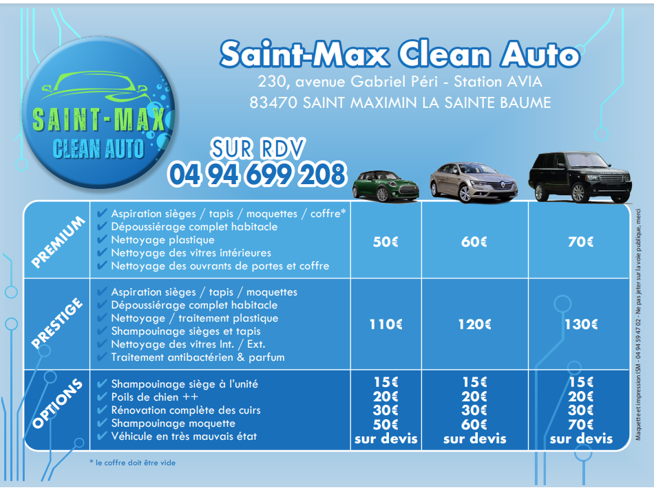 Lavage Automobile - Saint-Max Clean Auto